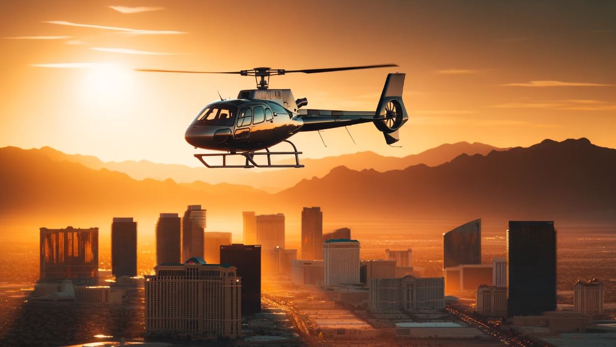 Helicopter-FLug über Las Vegas