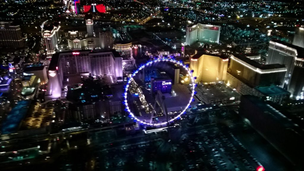 High-Roller Las Vegas aus dem Helicopter
